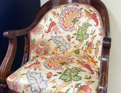 Fauteuil gondole Charles X